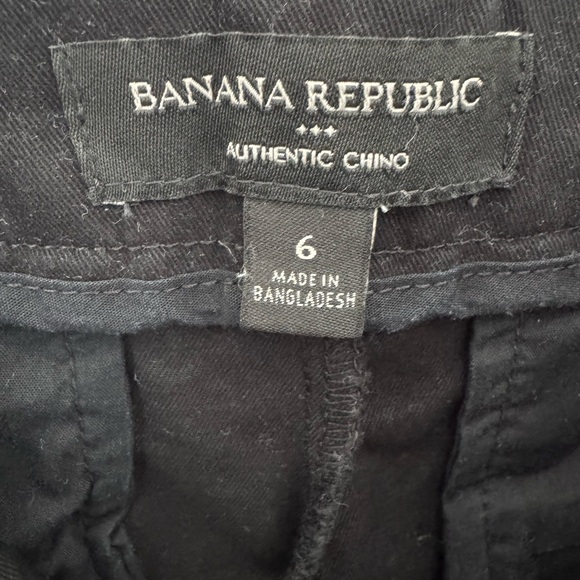 Banana Republic Factory Authenic Chino Shorts Black - Picture 2 of 6